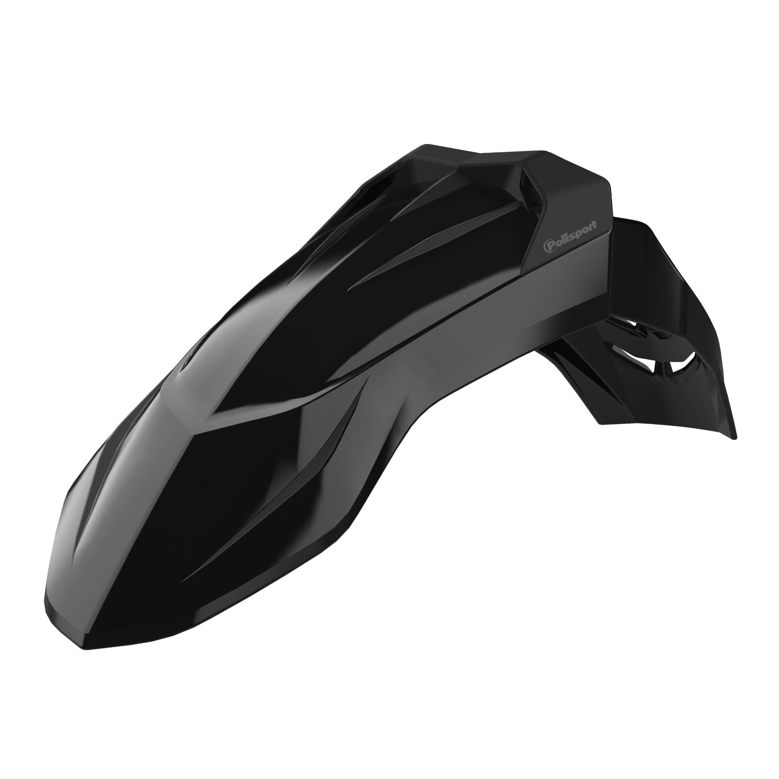 POLISPORT SM FENDER NOT DRILLED BLACK - Image 1