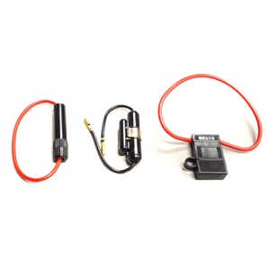 Fuse Holder Screw Type Black 2 Wire