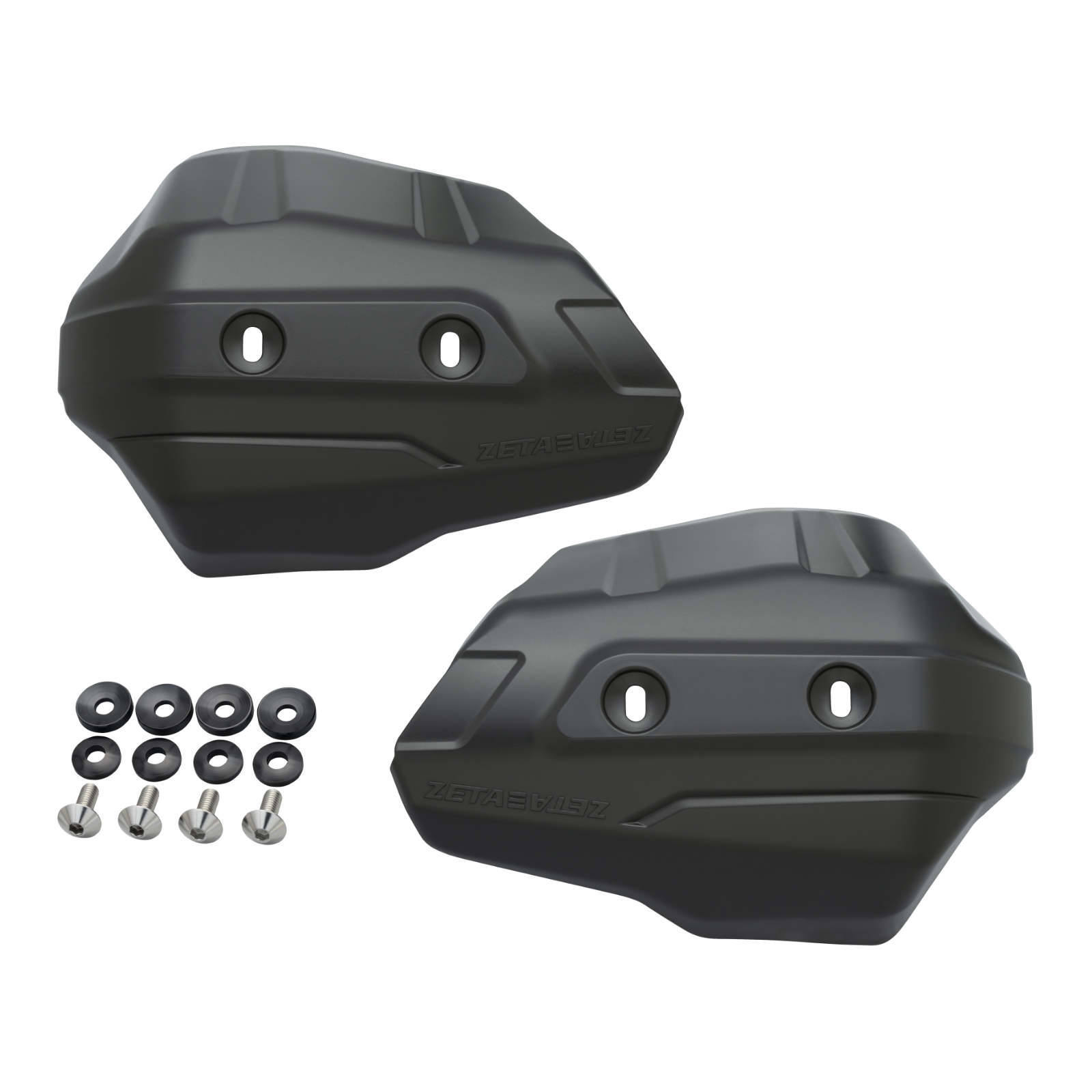 Zeta Adventure Armor Scudo Protectors - Black - Image 1