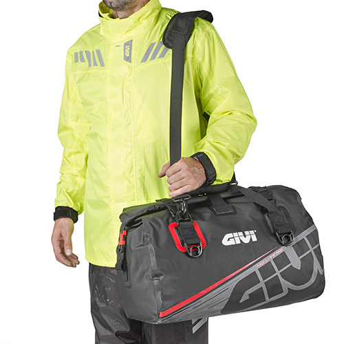 Cargo Bag Waterproof 40LT Grey/Red