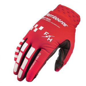 Fasthouse Toaster Motocross Gloves Red/White - Image 2