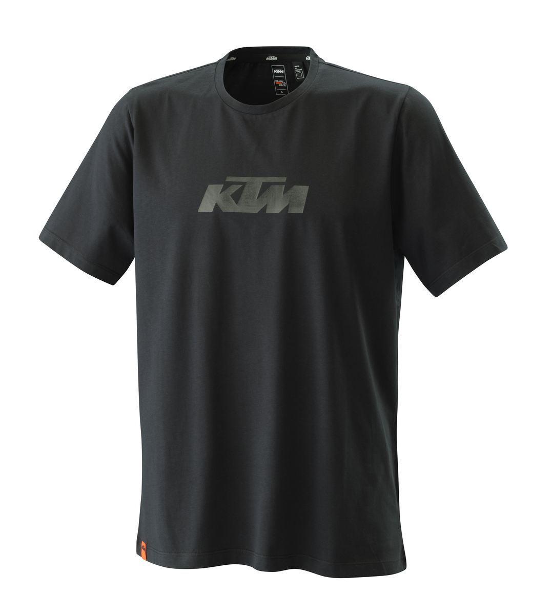 KTM Pure Logo Tee Black - Image 1