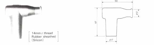 NGK plug Cap TB05EMA black    8636                         [AC]