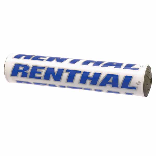 RENTHAL SX BAR PAD 10IN WHBLU