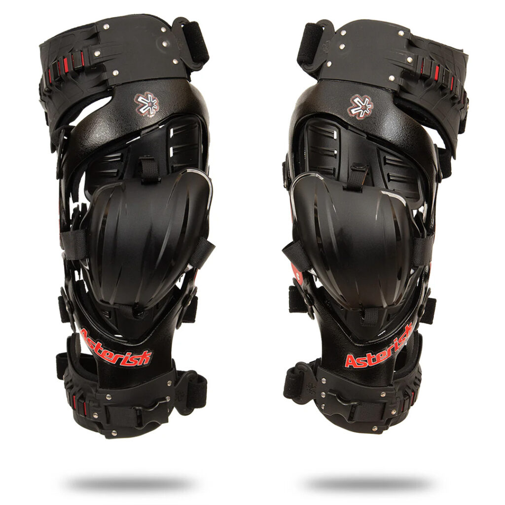 Asterisk Ultra Cell 4.1 Pair Knee Brace Black