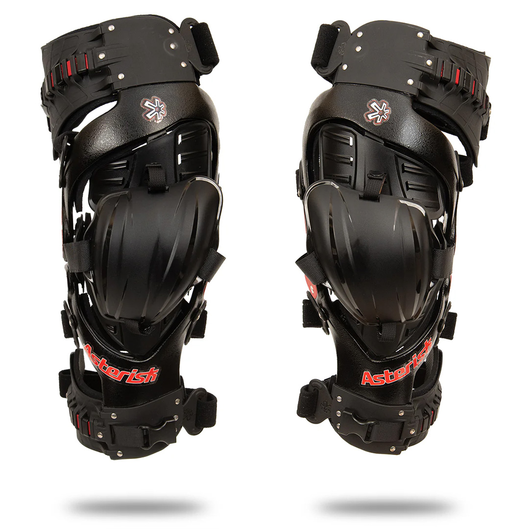 Asterisk Ultra Cell 4.1 Pair Knee Brace Black - Image 1