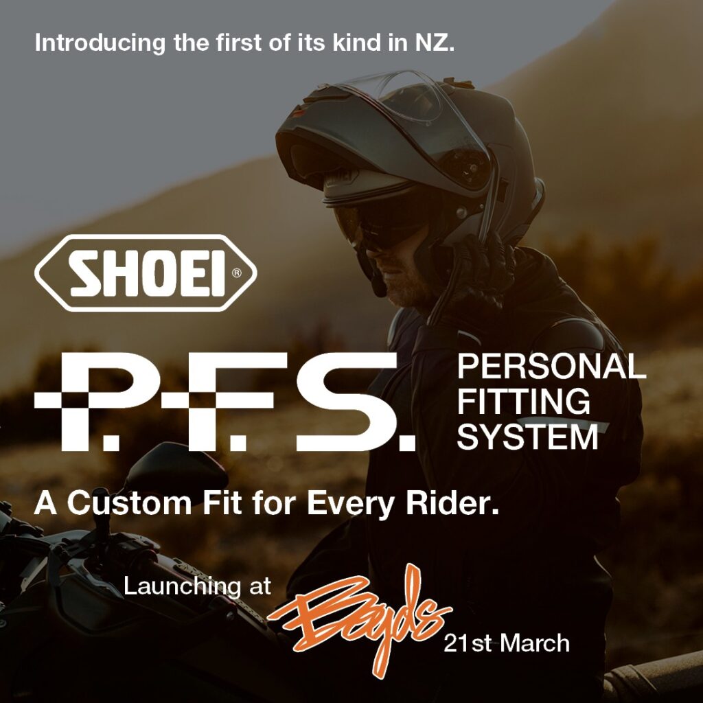 Shoei PFS (Personal Fitting System)