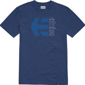 Etnies Corp Combo Tee Blue/White/Navy - Image 2