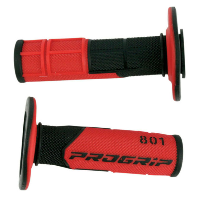 Gel MX grips 115mm black/red Progrip [A]