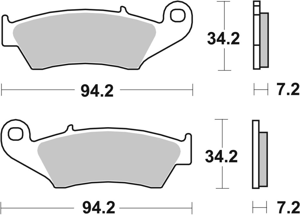 SBS 694HS Front Brake Pads