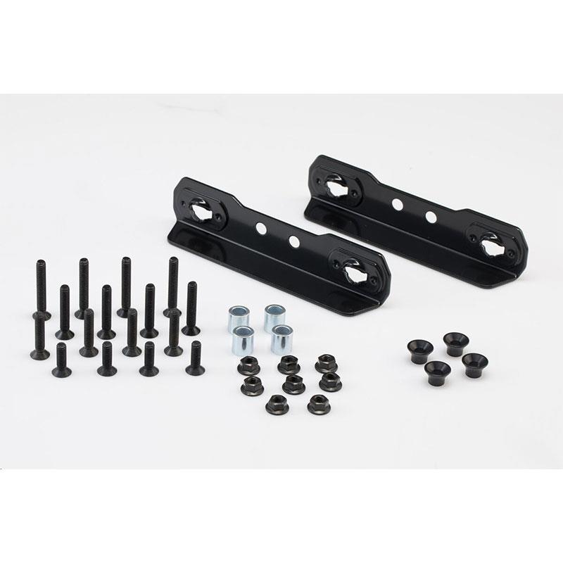 SIDE CARRIER ADAPTER SW-MOTECH QUICKLOCK EVO KIT GIVI MOUNTS TREKKER CASES ON EVO TRAX LEFT / RIGHT