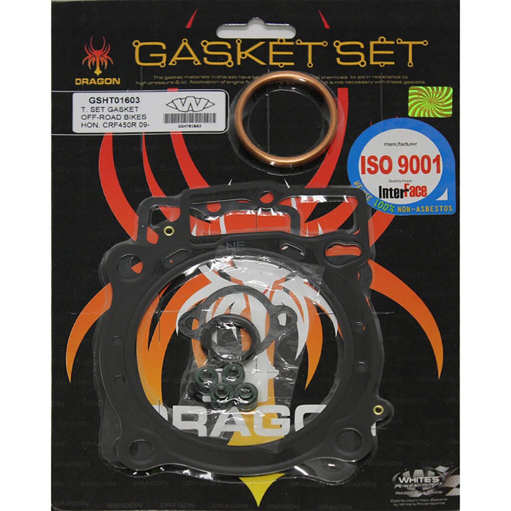 WHITES GASKET SET TOP HON CRF450R 09-16