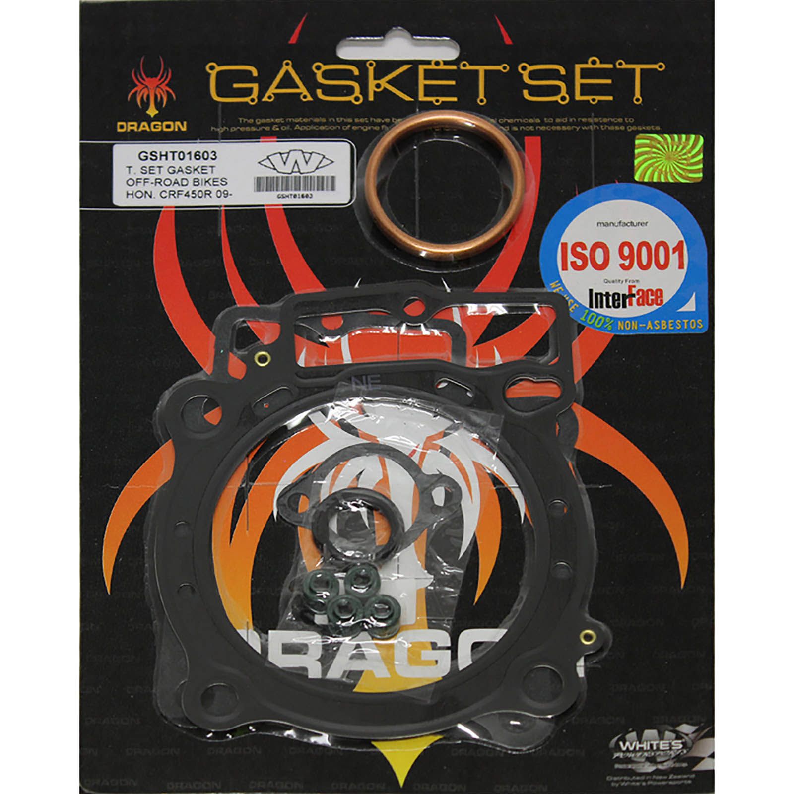WHITES GASKET SET TOP HON CRF450R 09-16 - Image 1