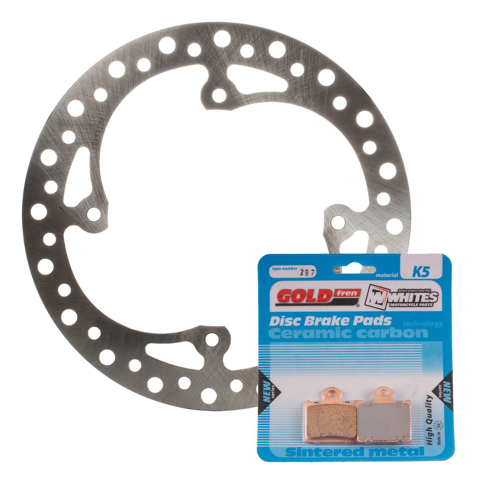 BRAKE DISC & PAD REAR KIT - KTM 85 SX 11-19 - Image 1