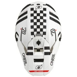 Oneal 5 Series Squadron White/Black Motocross Helmet - Image 3