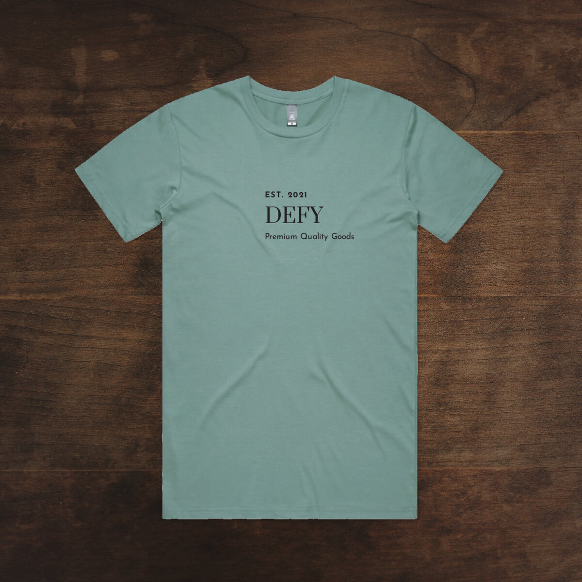 Defy EST Tee Teal - Image 1