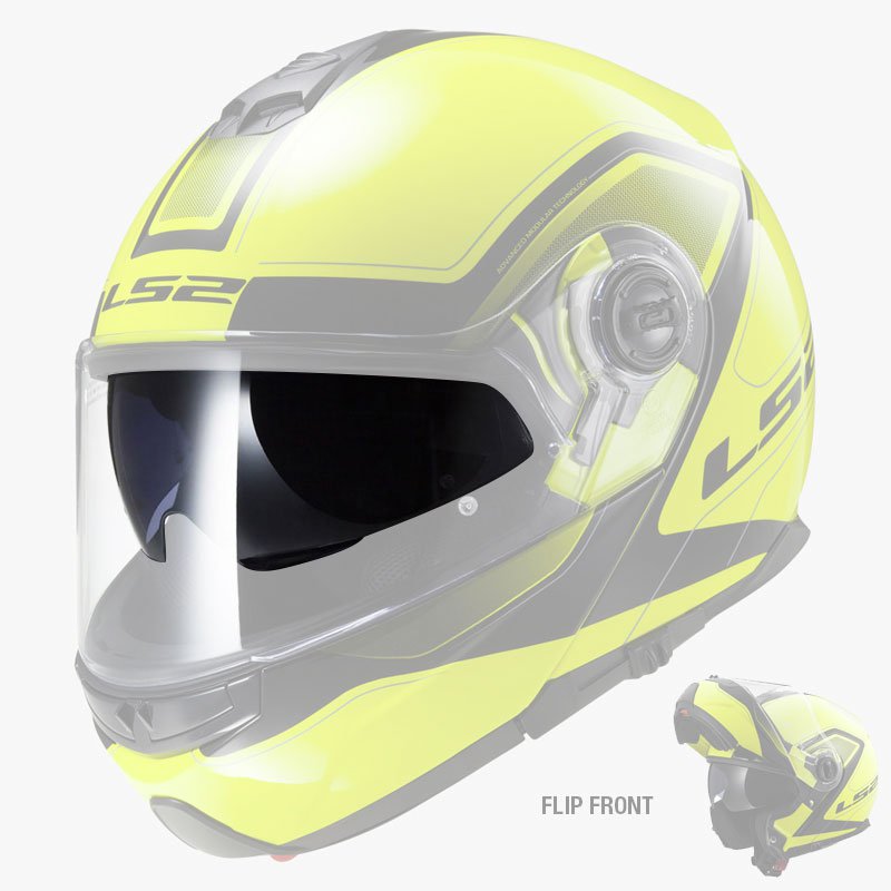 LS2 FF325 STROBE SUN VISOR MECH SYSTEM