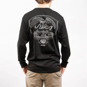 Fasthouse 805 Family First Long Sleeve Tee - Black - Image 3