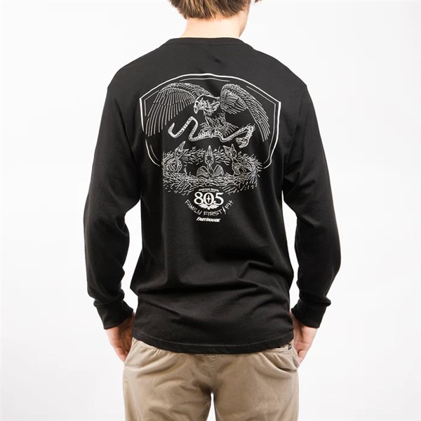 Fasthouse 805 Family First Long Sleeve Tee - Black