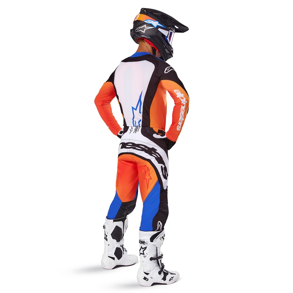 Alpinestars Techstar Melt Motocross Pants Orange/Blue