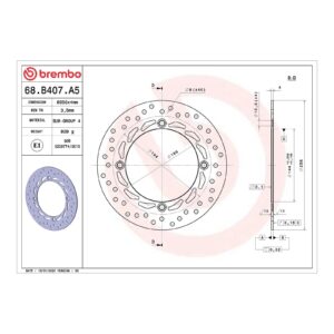 Brembo Brake Disc - Honda XL / XR / NX - Image 2