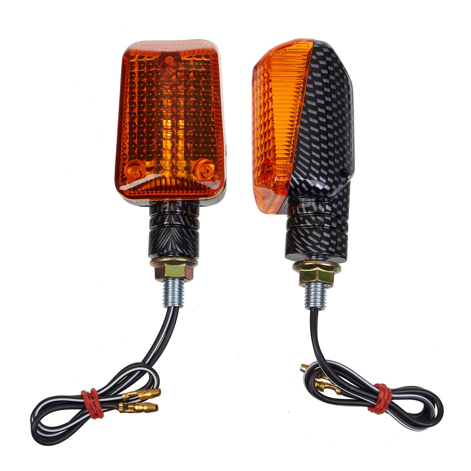WHITES FLASHER UNI SHORT MOUNT CARBON PAIR - Image 1