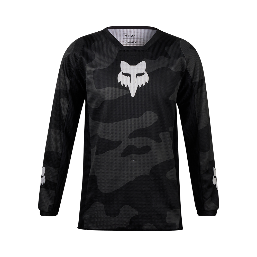 Fox 180 BNKR Motocross Jersey Youth Black Camo