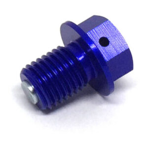 Zeta Magnetic Drain Bolt M12x1.5x15 - Blue - Image 2