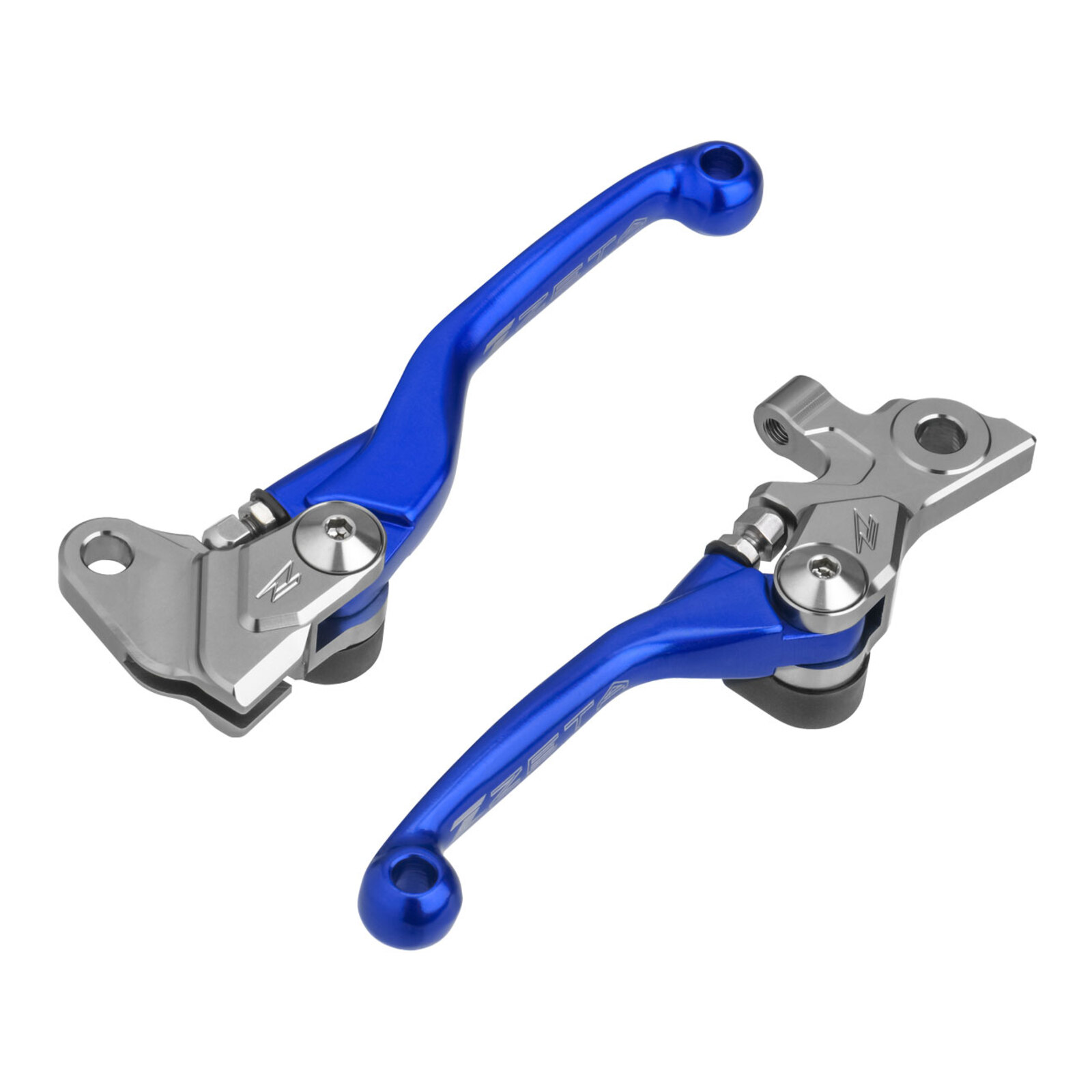 Zeta Pivot Lever Set FP - Yamaha TT-R125 - Blue - Image 3