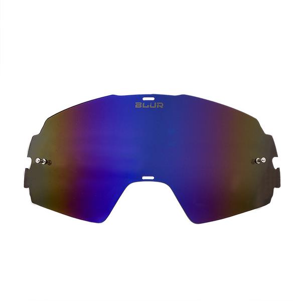 BLUR B-20 LENS RAD BLU W/TEAR OFFS PINS (lens only)