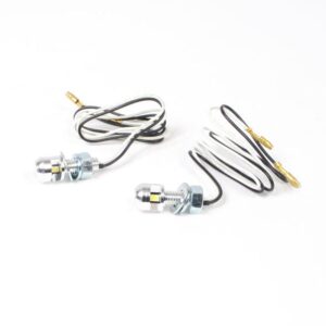 WHITES NUMBER PLATE LED BOLT LIGHT 13.5X12.8 SIL (Pair) - Image 1