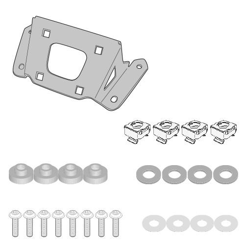 GIVI KIT TO FIT 1173S YAMAHA MT-09 / MT-09 SP '21->