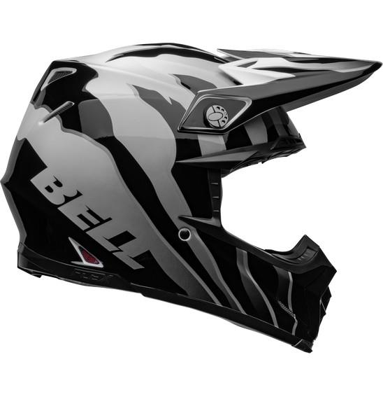 Bell Moto-9S Flex Claw Motocross Helmet Black/White