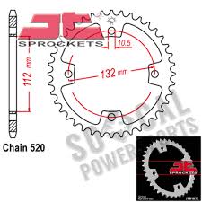 Rear Sprocket 36T YFZ YFM