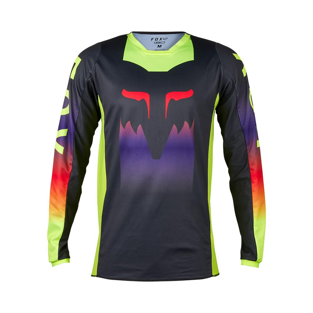 Fox 180 Flora Motocross Jersey Dark Shadows
