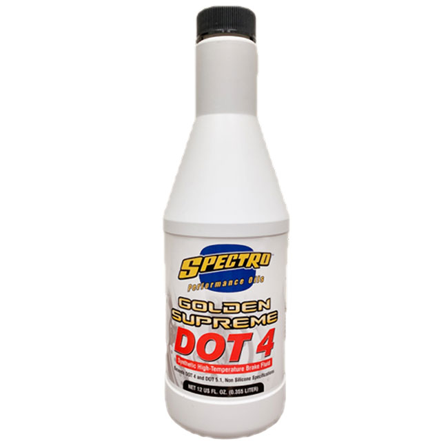 Spectro GS synthetic Dot 4/5.1 brake fluid .355lt(12oz)