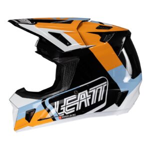 Leatt 7.5 Motocross Helmet Kit - Orange - Image 4