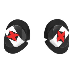 OXFORD KNEE SLIDERS WHT/BLK PR - Image 2