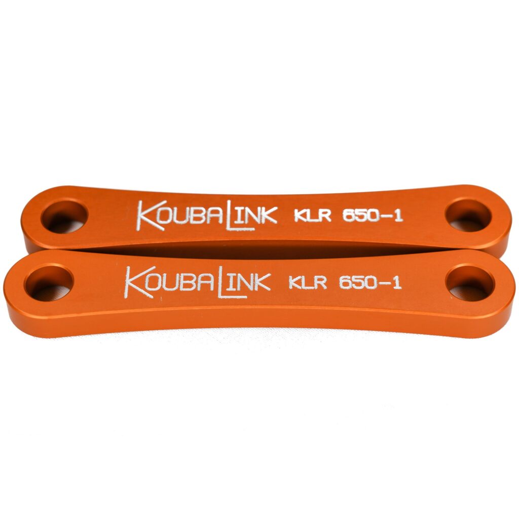 KOUBALINK 32mm LOWERING LINK KLR650-1 - ORANGE