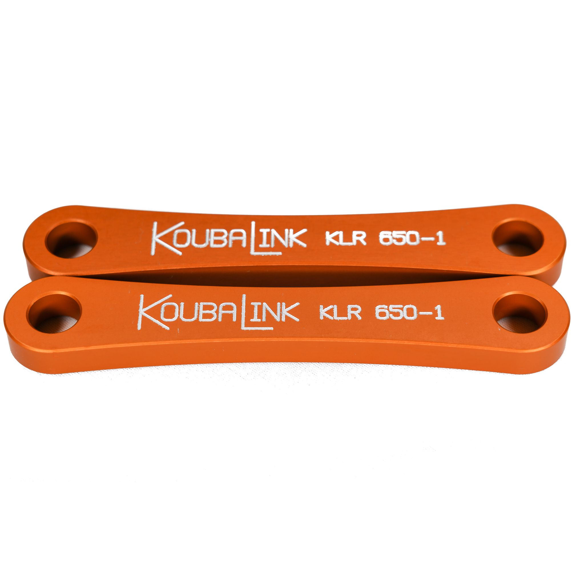 KOUBALINK 32mm LOWERING LINK KLR650-1 - ORANGE - Image 1