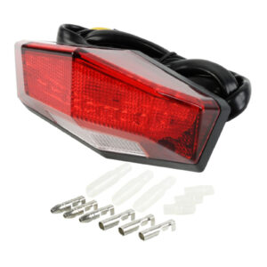 DRC "EDGE2" TAIL LIGHT RED-LENS - Image 1
