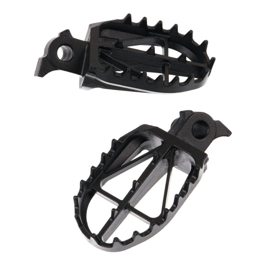 Zeta Wide Foot Pegs CrMo U-Wide YZ/WR250F/450F, YZ125/250 '99
