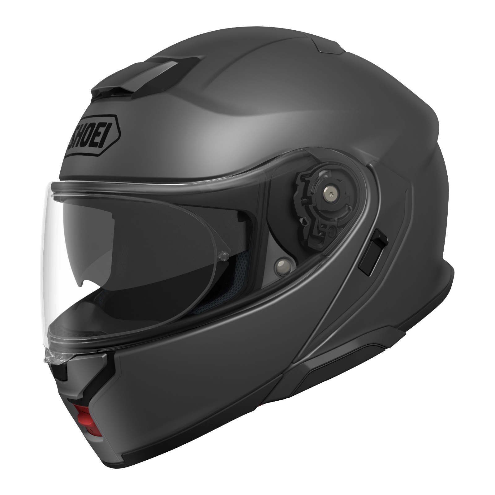 Shoei Neotec 3 Flip Front Helmet - Matte Deep Grey - Image 1