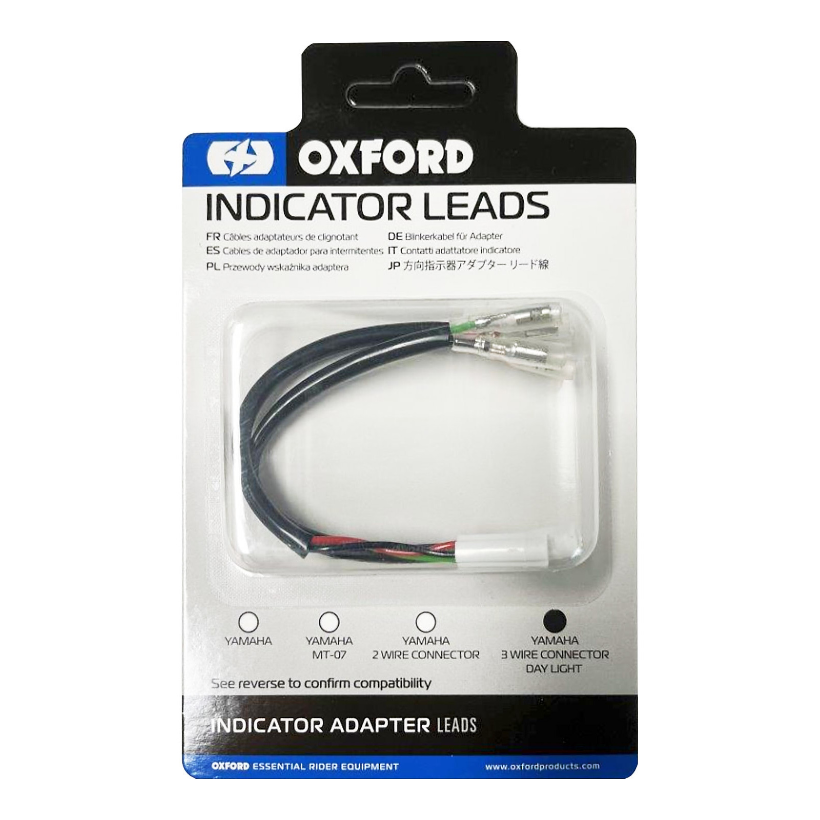 Oxford Indicator Leads Yamaha 3 Wire Connector with Day Light Function - Image 1