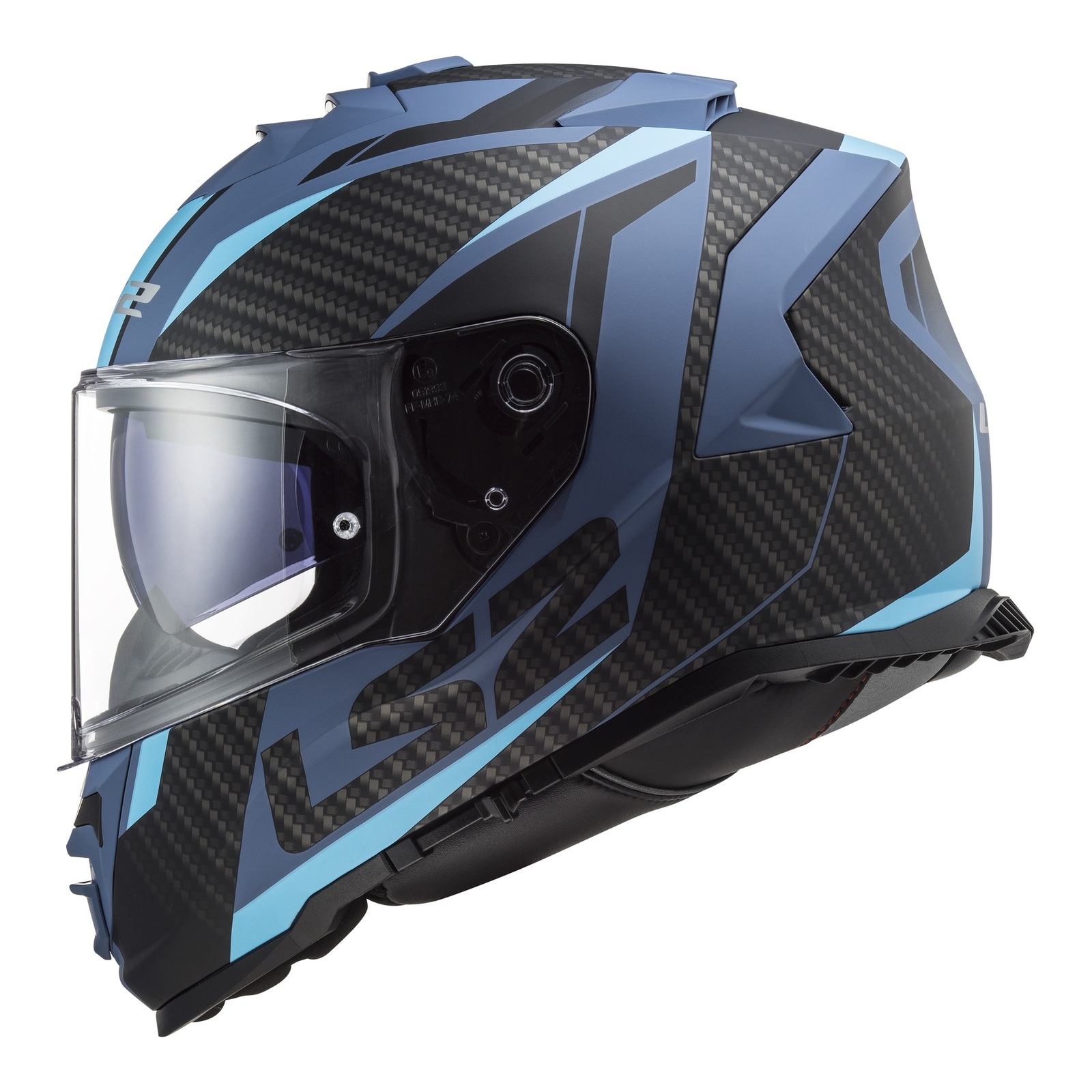 LS2 FF800 Storm II Racer Road Helmet Matte Blue - Image 4