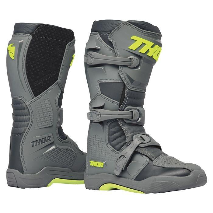 Thor Blitz XR Motocross Boots Grey/Charcoal