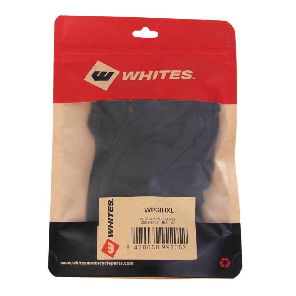 WHITES INNER GLOVES 20G HEAVY - Black