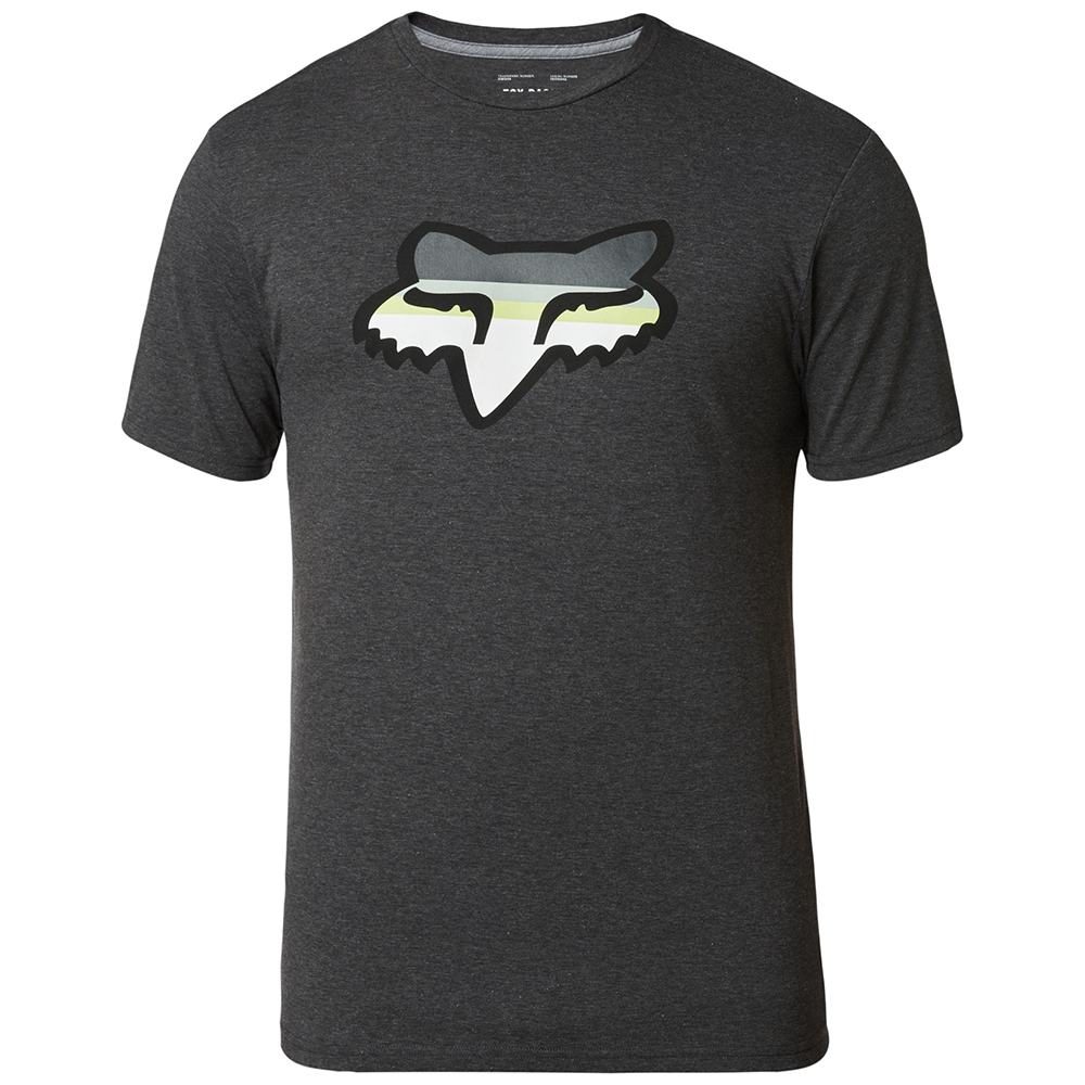 Fox Head Strike Tech Tee Heather Black