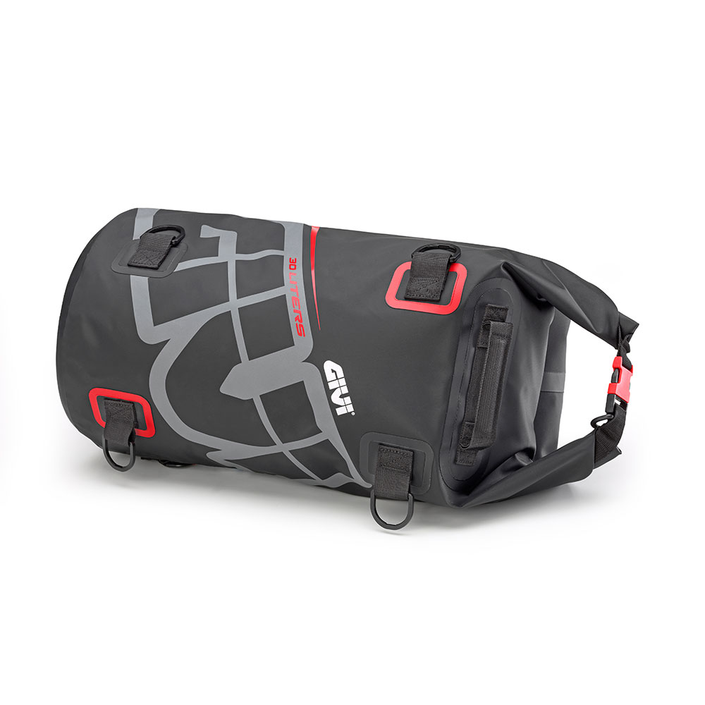 Givi Cylindrical Bag Waterproof 30LT Grey/Red