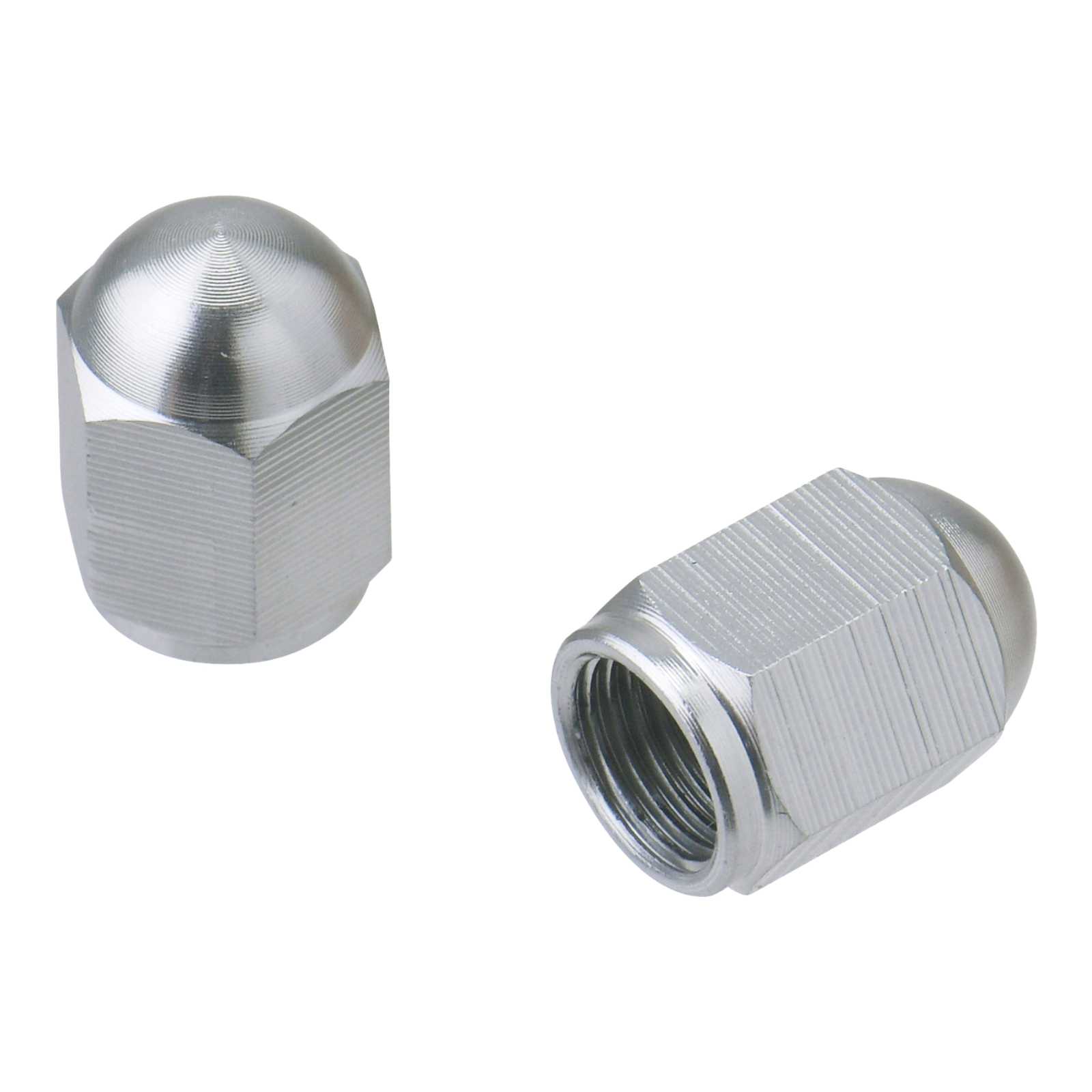DRC ALUMINUM VALVE CAPS 2PCS TI-COLOUR - Image 1